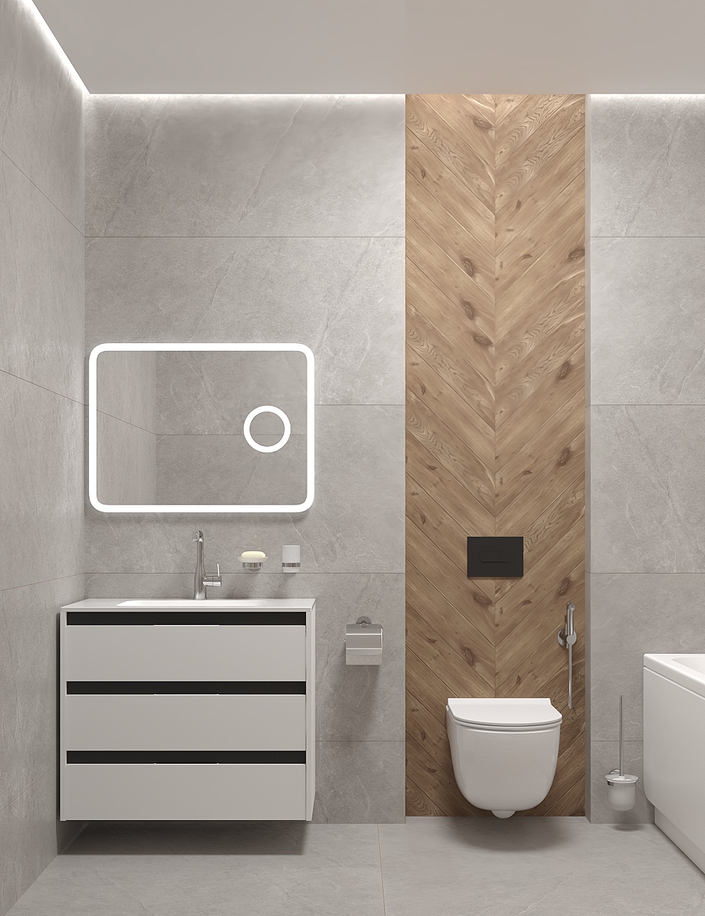 Ванная комната Ash Silver&Giornata Sabbia