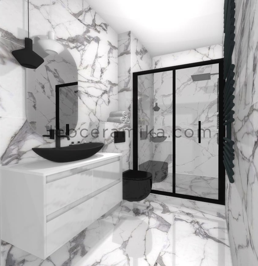 Ванная комната Black&White