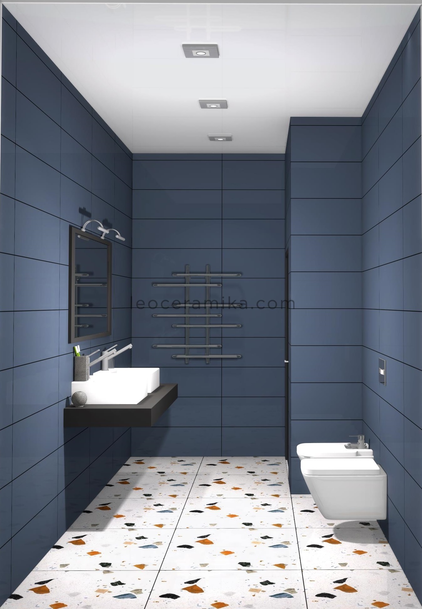Ванная комната Blue Satin