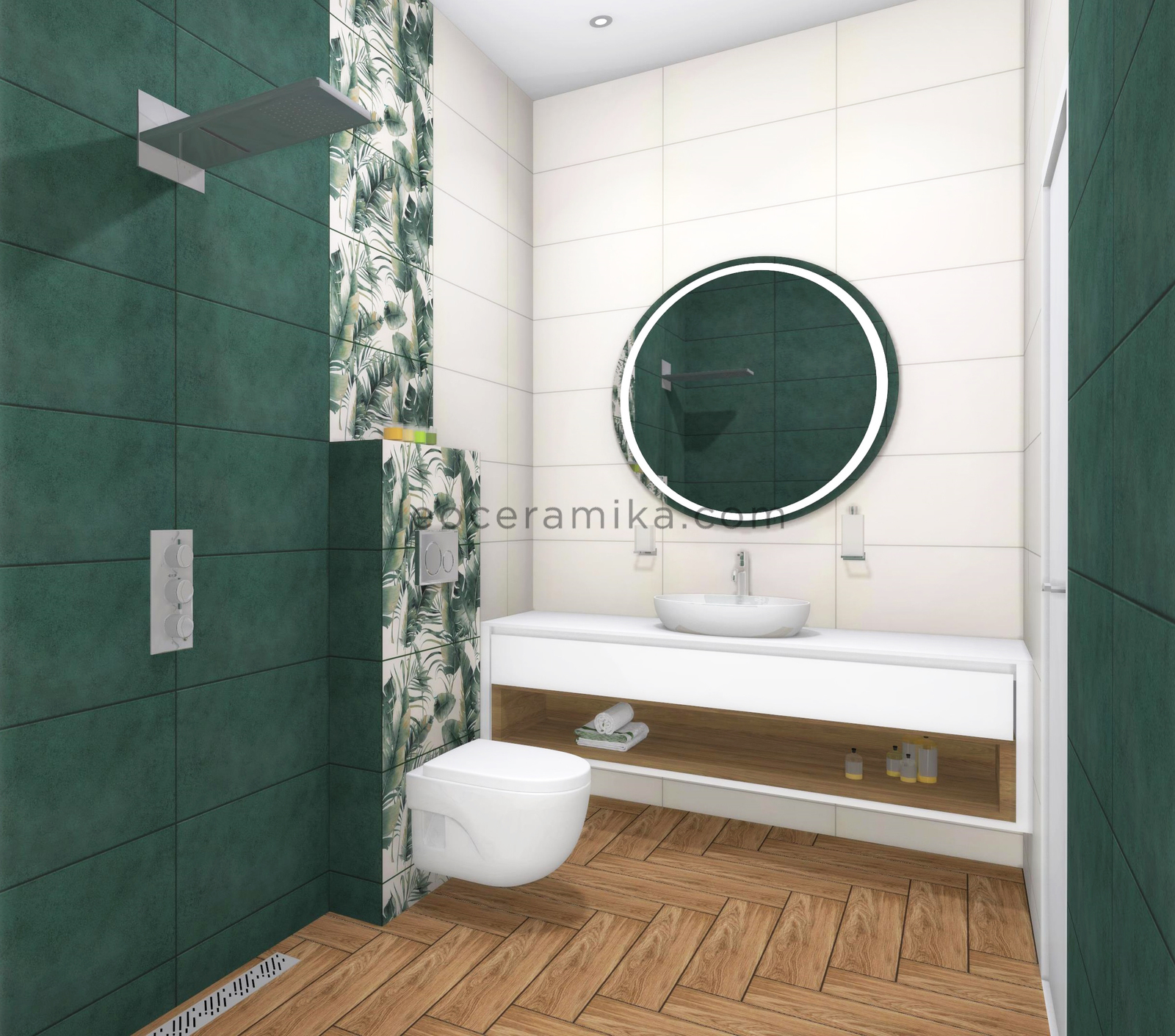 Ванная комната Burano Green