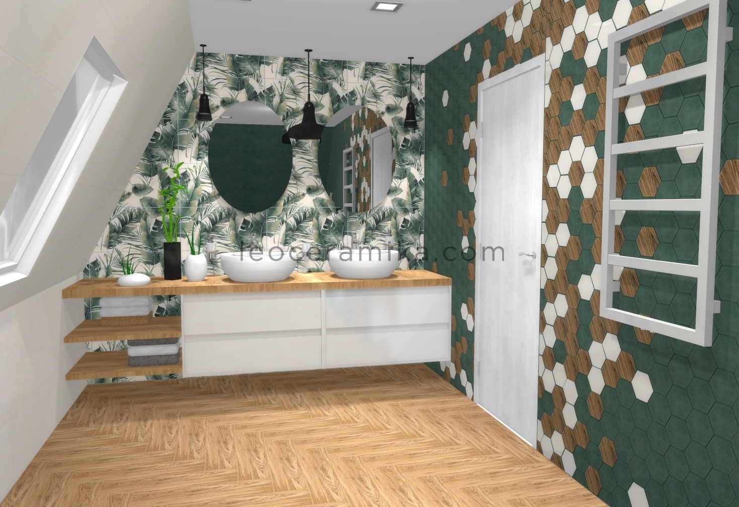 Ванная комната Burano Green&Wood
