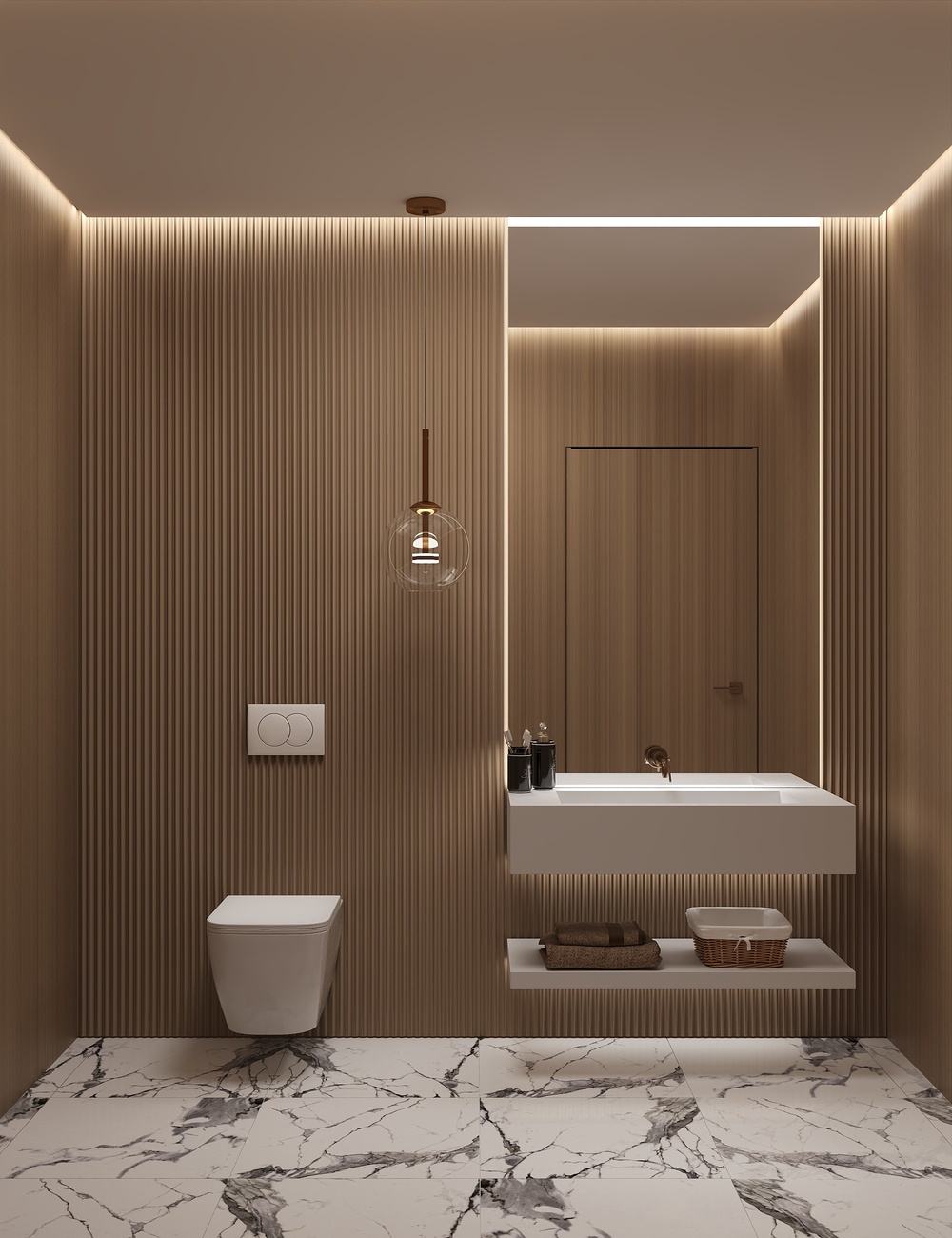 Ванна Calacatta White