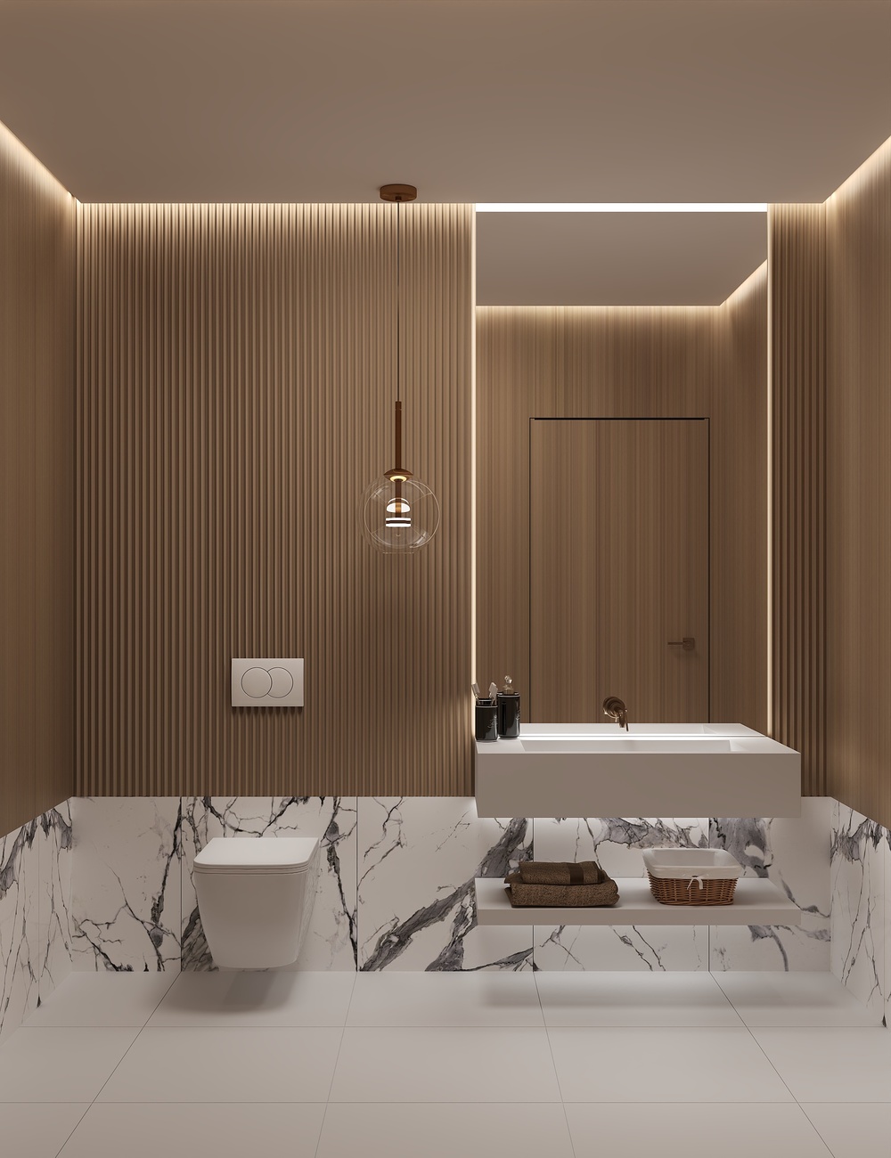 Ванна Calacatta White