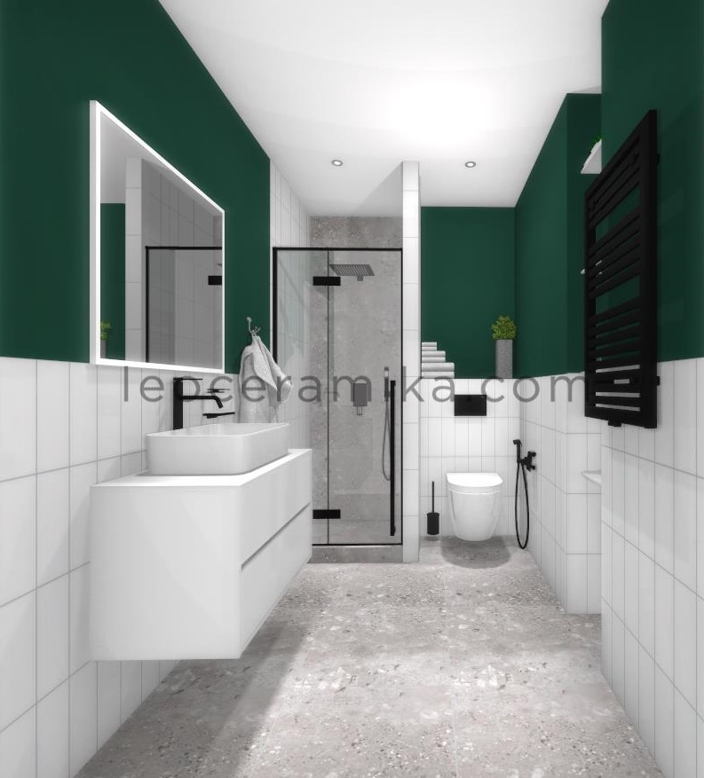 Ванная комната Green&White - зображення 3