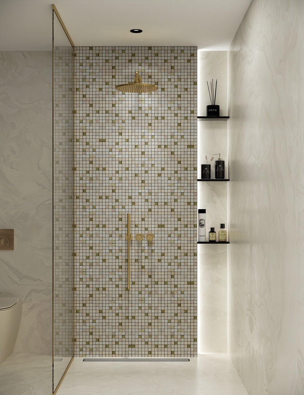 Ванна Marvel Diva&Beige-Gold