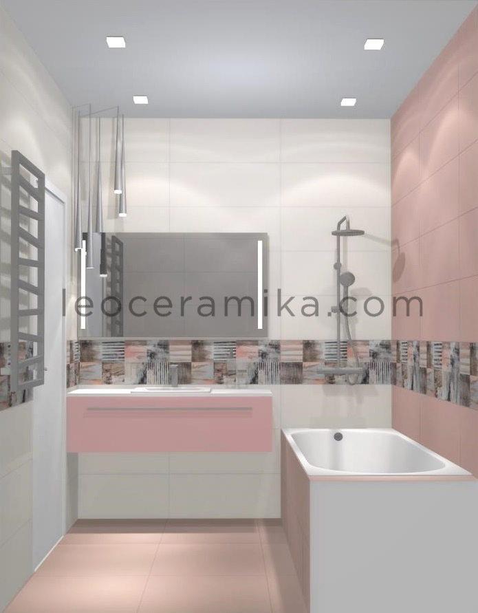 Ванная комната Pink&White - зображення 9