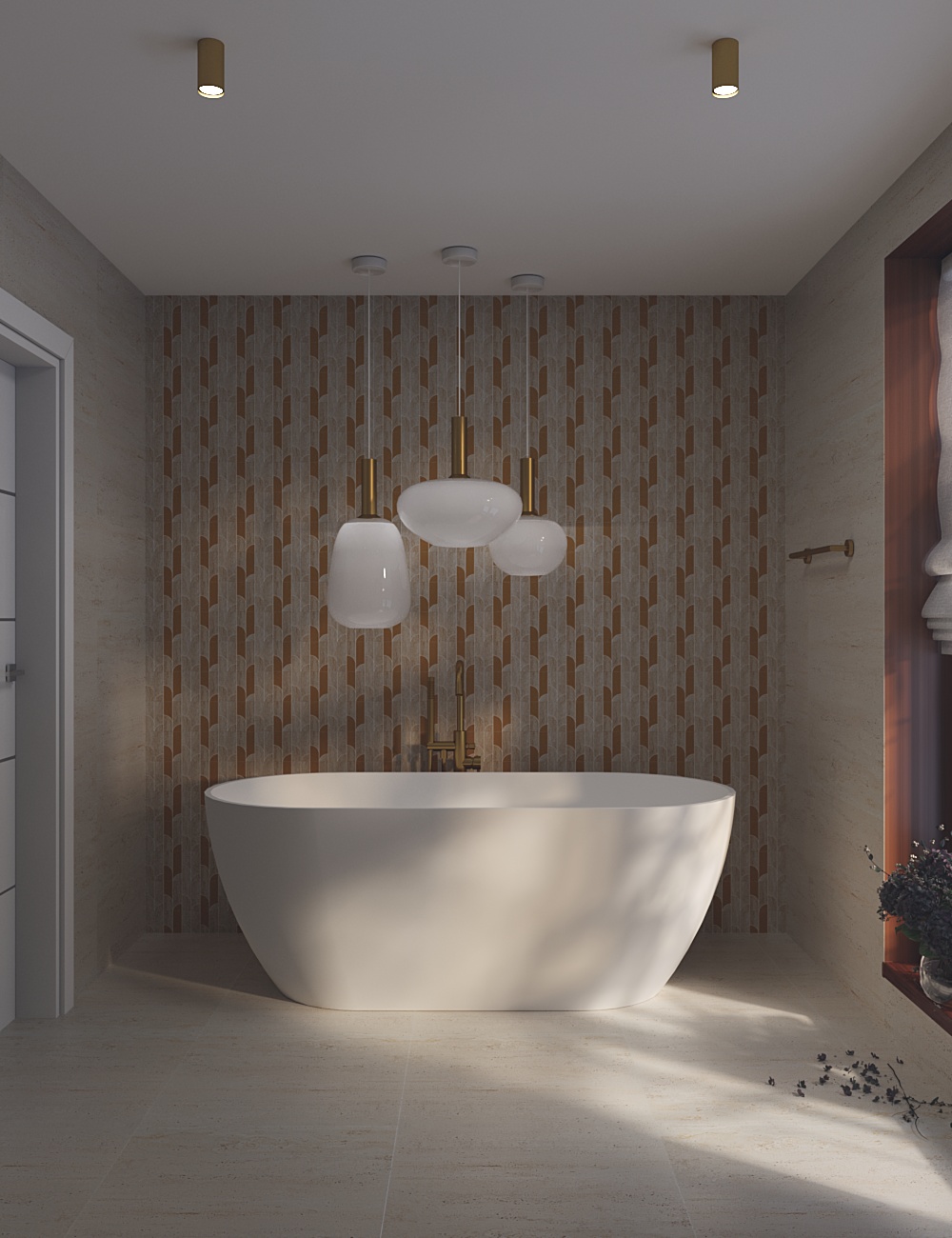 Ванная комната Tissue Ivory&Gold