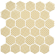 Мозаїка HP 6008 Hexagon 295x295x9 Котто Кераміка - Зображення