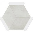 Плитка керамогранітна Rockville White 220x250 Monopole - Зображення