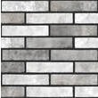 Плитка стінова KB2010 Klinker Brick Сірий Slim 60x205x6 Golden Tile - Зображення