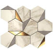 Мозаїка 9EHG Marvel Gold Hex Gris Calacatta 251x290 Atlas Concorde - Зображення