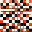 Мозаїка CM 3006 C3 red str.-black str.-white 300x300 Котто Кераміка - Зображення