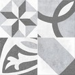 Плитка керамогранітна Henley Grey Pattern 298x298x8 Cersanit - Зображення