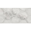 Декор Fusion Гексагон серый 300x600x9 Golden Tile - Зображення