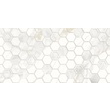 Плитка стінова Sentimento Hexagon білий 300x600x9 Golden Tile - Зображення