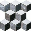 Мозаїка CMD K91001 С3 Shine White Grey Black 290x300x10 Котто Кераміка - Зображення