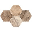 Мозаїка Timber Hexagon RECT 283x408x9,5 StarGres - Зображення