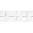 Плитка настенная White Glossy Quadra RECT 250x750x9 Konskie - Зображення