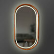 Зеркало Freedom Slim LED 550x850 Cognac Luxury Wood - Зображення