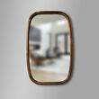 Зеркало New Art Slim 500x800 Natural Walnut Luxury Wood - Зображення