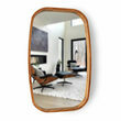 Зеркало New Art Slim 500x800 Mahogany Luxury Wood - Зображення
