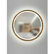 Дзеркало Perfection Slim LED D550 Natural Walnut Luxury Wood - Зображення