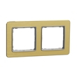 Рамка 2-місна горизонтальна Матове Золото Sedna Design & Elements (SDD371802), Schneider Electric - Зображення