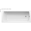 Ванна прямокутна Classic II 170x70 RAVAK - Зображення