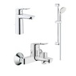Набор смесителей для ванны 3 в 1 BauLoop (123215M), Grohe - Зображення