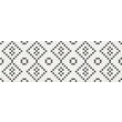 Декор Pret-a-Porter Black&White Mosaic 250×750x10 Opoczno - Зображення