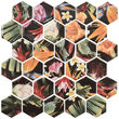 Мозаїка HP 6018 Hexagon 295x295x9 Котто Кераміка - Зображення