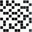 Мозаїка GM 4001 С2 Black-White 300x300x4 Котто Кераміка - Зображення