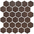 Мозаїка H 6005 Hexagon Coffee Brown 295×295x9 Котто Кераміка - Зображення