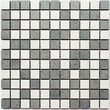 Мозаїка СМ 3030 С2 Gray-White 300x300x8 Котто Кераміка - Зображення