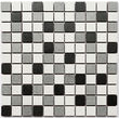 Мозаїка СМ 3028 С3 Graphite-Gray-White 300x300x8 Котто Кераміка - Зображення