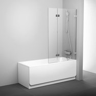 Шторка для ванны двухэлементная BVS2-100 R Transparent, RAVAK - Зображення 3