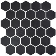 Мозаїка H 6021 Hexagon Black MATT 295x295x9 Котто Кераміка - Зображення 0