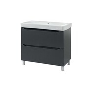 Шафка з умивальником 75 Smile Square Grey matt SM-75 НС+500.249.01.1 Air-Line - Зображення 0