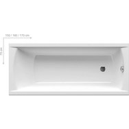 Ванна прямоугольная CLASSIC 170x70 N, RAVAK - Зображення 0