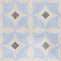 Плитка керамогранитная Ethno №6 микс 186x186x8 Golden Tile - зображення 1