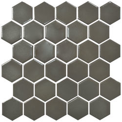 Мозаїка H 6020 Hexagon Dark Grey 295×295x9 Котто Кераміка - зображення 1