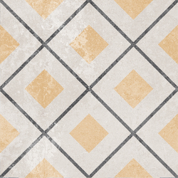 Плитка керамогранітна Ethno №14 мікс 186x186x8 Golden Tile - зображення 1