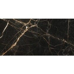 Плитка керамогранитная Marmo Perlanera Черный RECT 600x1200 Golden Tile - зображення 1