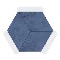 Плитка керамогранітна Rockville Blue 220x250 Monopole - зображення 1