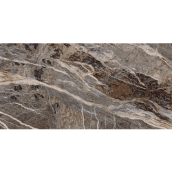 Плитка керамогранітна Majestic Темно-коричневий POL 600x1200 Intercerama - зображення 1