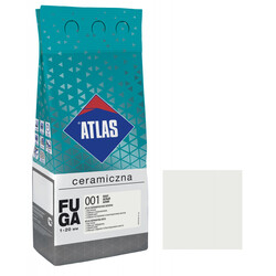 Затирка для швов Atlas керамическая белый №001 (2 кг) - зображення 1