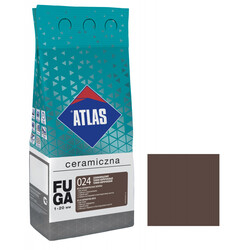 Затирка для швів Atlas керамічна темно-коричневий №024 (2 кг) - зображення 1