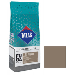 Затирка для швів Atlas керамічна світло-коричневий №123 (2 кг) - зображення 1
