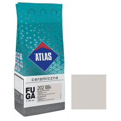 Затирка для швів Atlas керамічна попелястий №202 (2 кг) - зображення 1