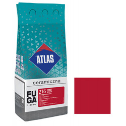 Затирка для швов Atlas керамическая красный №216 (2 кг) - зображення 1